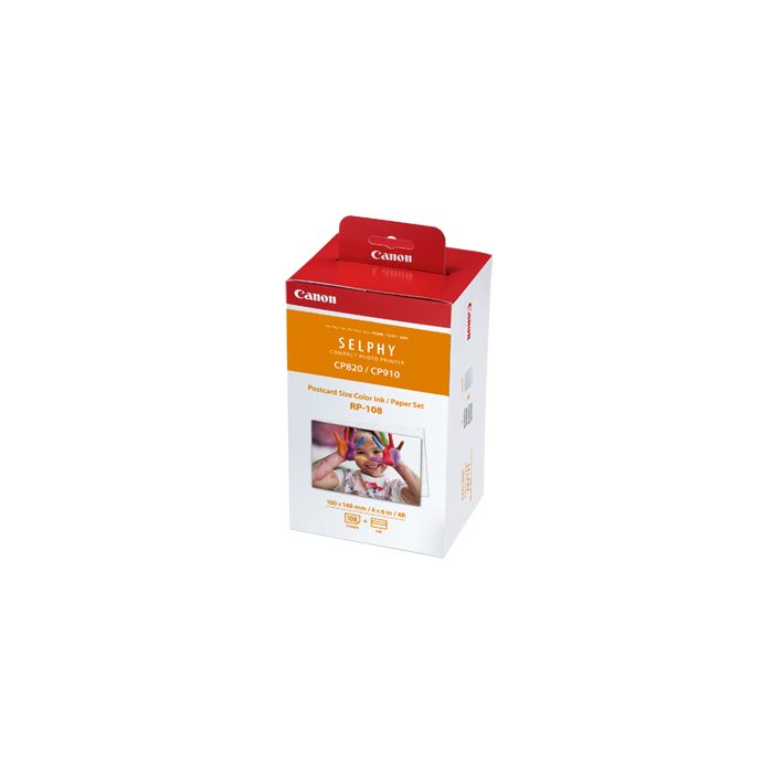 4R Size Paper + Ink Cartridge | 108 sheets