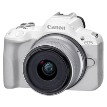 EOS R50 (RF-S18-45mm f/4.5-6.3 IS STM) (WH)