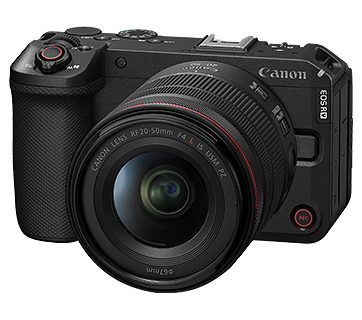 Canon EOS R6 V with RF 20-50mm F4 L PZ · New